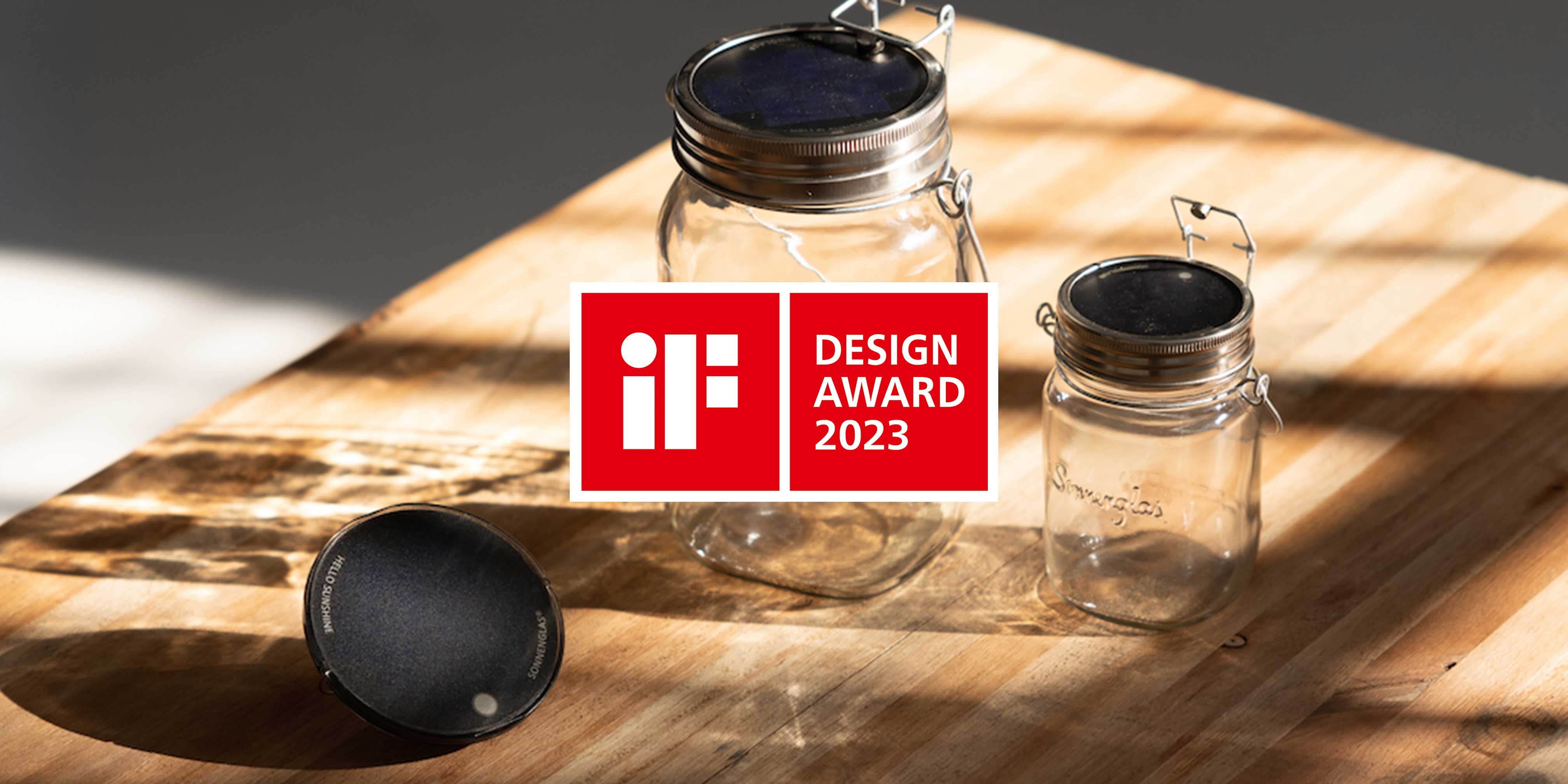 Sonnenglas® gewinnt iF Design Award 2023 in der Kategorie Beleuchtung