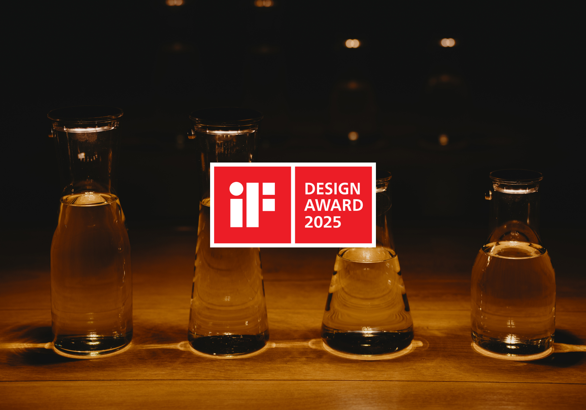 Sonnenglas Lichtkaraffen® gewinnen den iF Design Award