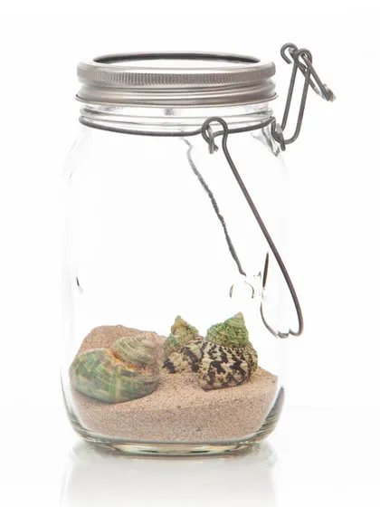 Sun Jar, decorated