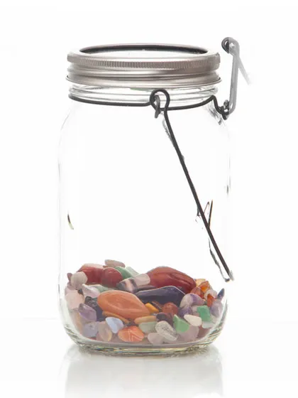 Sun Jar, decorated