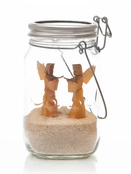 Sun Jar, decorated