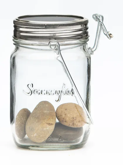 Sun Jar, decorated