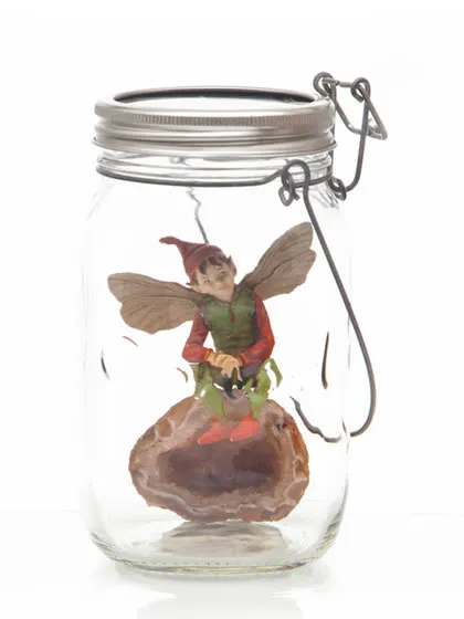 Sun Jar, decorated