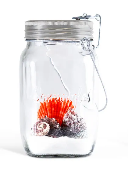 Sun Jar, decorated
