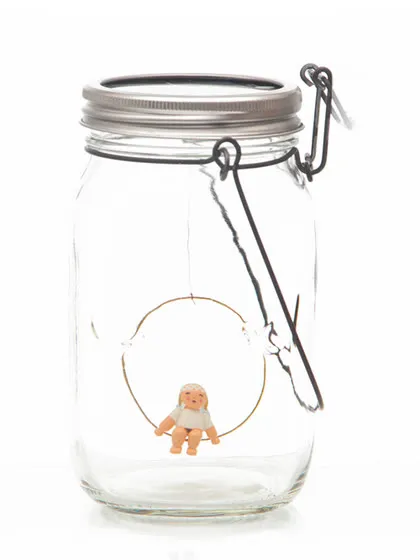 Sun Jar, decorated